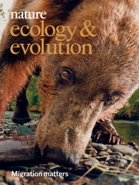 (2018) – Featured paper (on journal cover) in Nature Ecology & Evolution (Migratory coupling between predators and prey)